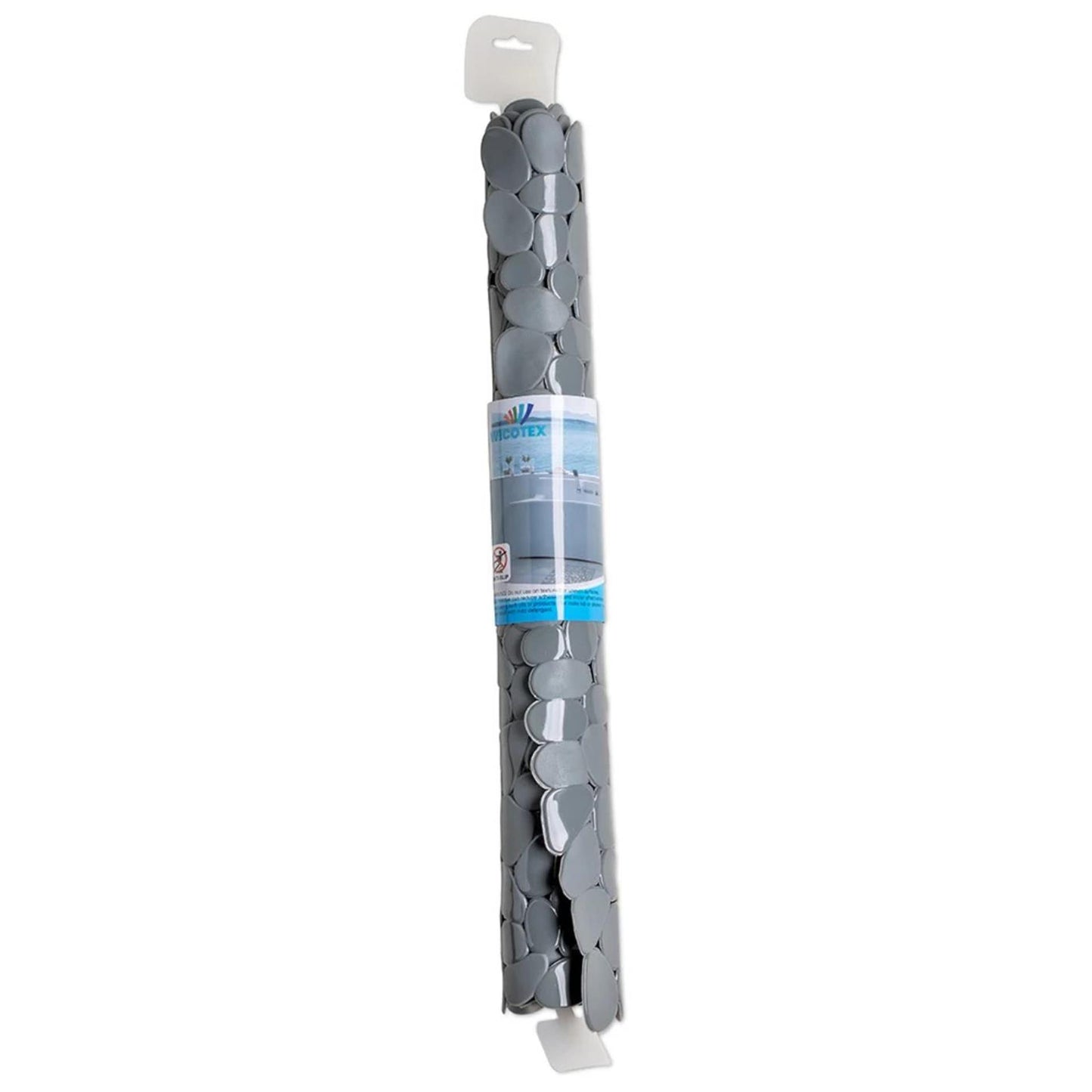 Wicotex tapis de douche pierres antidérapantes 53x53cm gris