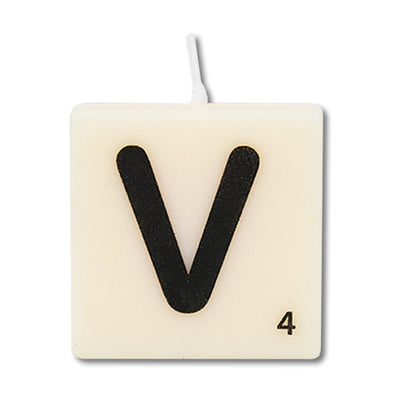 Paperdreams bougie lettre v, 4 pcs.
