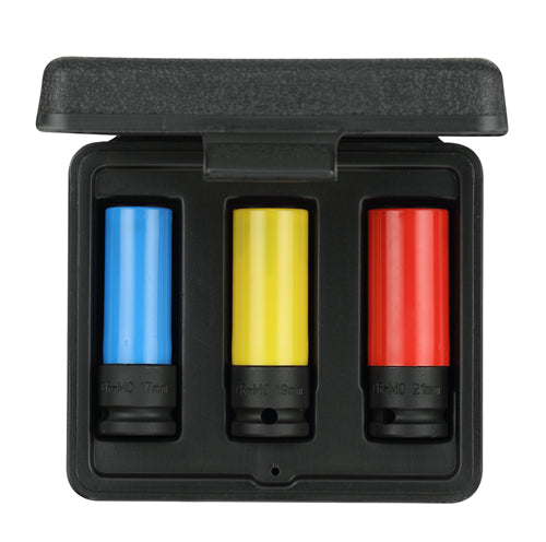 Gedore Red Slagmoerdop Topset Set avec manche de protection 1 2 pouces 3 pièces