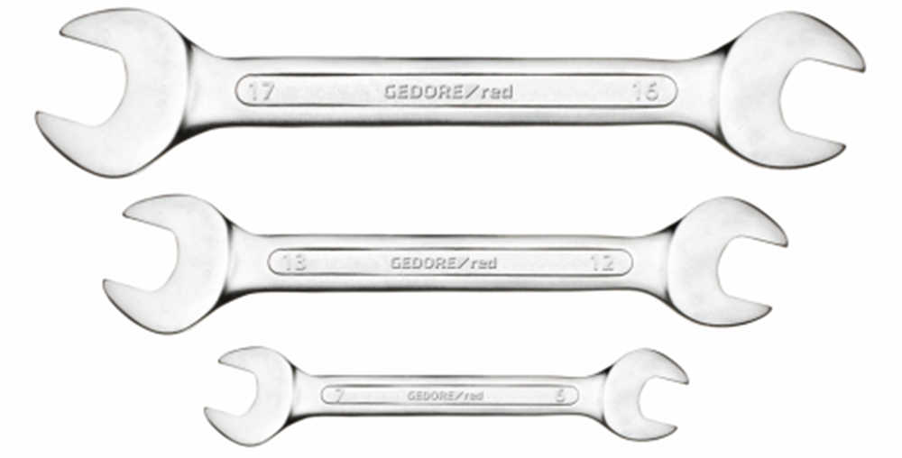 Gedore Red Double Sash Sash Set 6 pièces 6-17 mm Black court