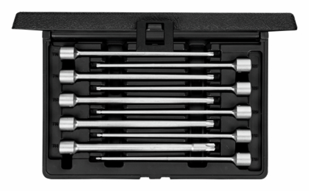 Tournevis à clés de dés rouge Gedore Set 3 8 Tx Silver 10 pièces