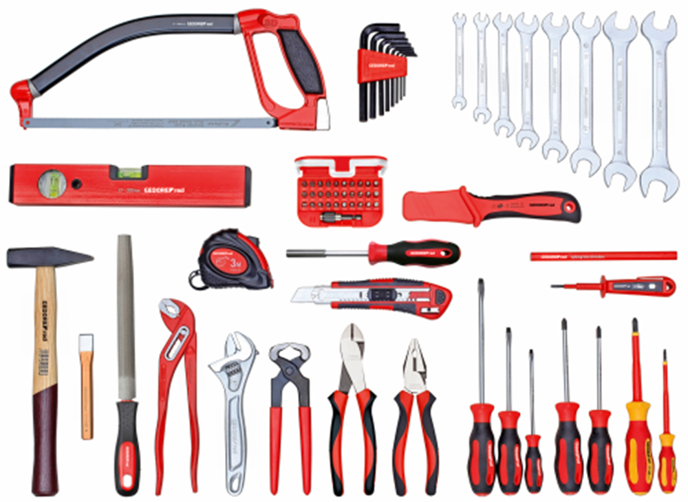 Étui à outils Gedore Red avec outils à main 72 pièces