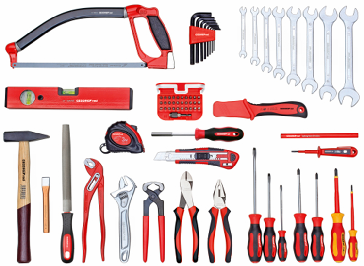 Étui à outils Gedore Red avec outils à main 72 pièces