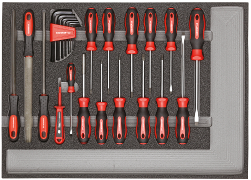 Tournevis à outils GEDORE RED et 26 pièces Vijlen