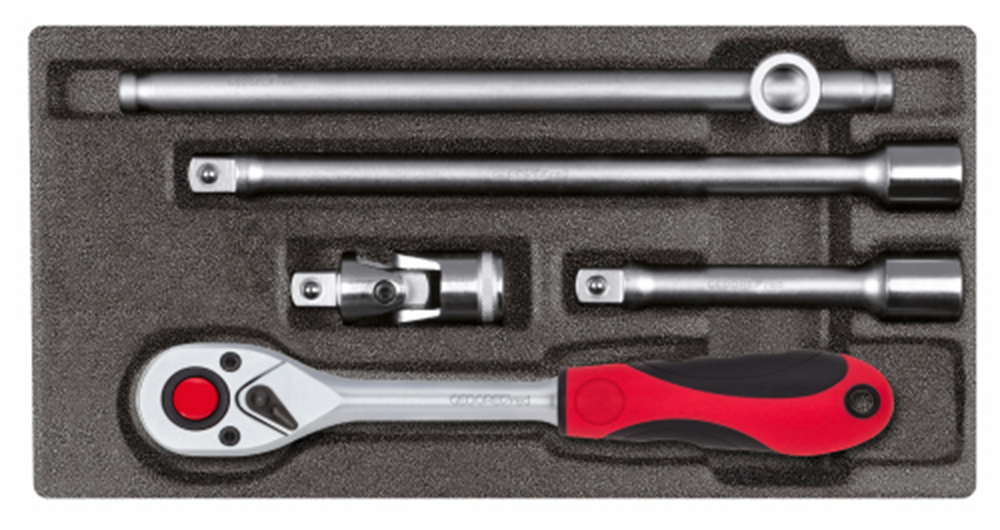 Gedore Red Dip Keys Set 1 2 pouces 1 3 CT Module Silver 5 pièces