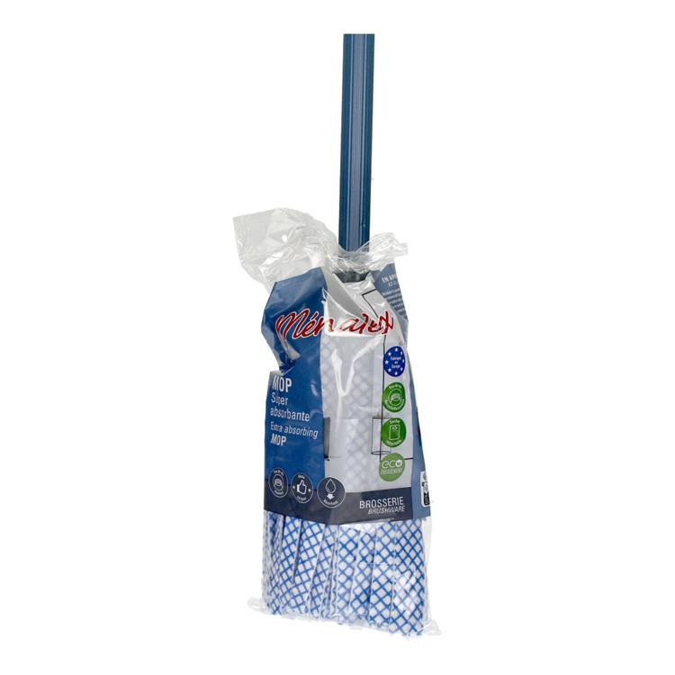Menatex 1069634 - Serpillère microfibre avec manche ménatex | 10 pièces