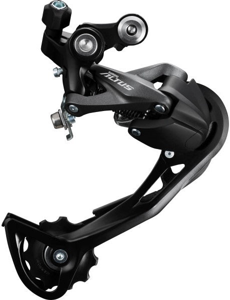 Shimano - Achterderailleur 9 speed Altus RD-M2000 Shadow donkergrijs