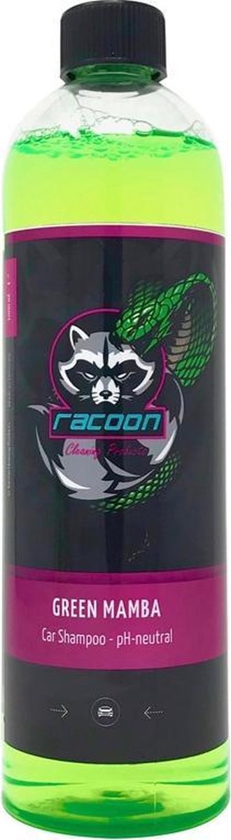 Shampoing voiture raton laveur vert mamba 1 litre vert