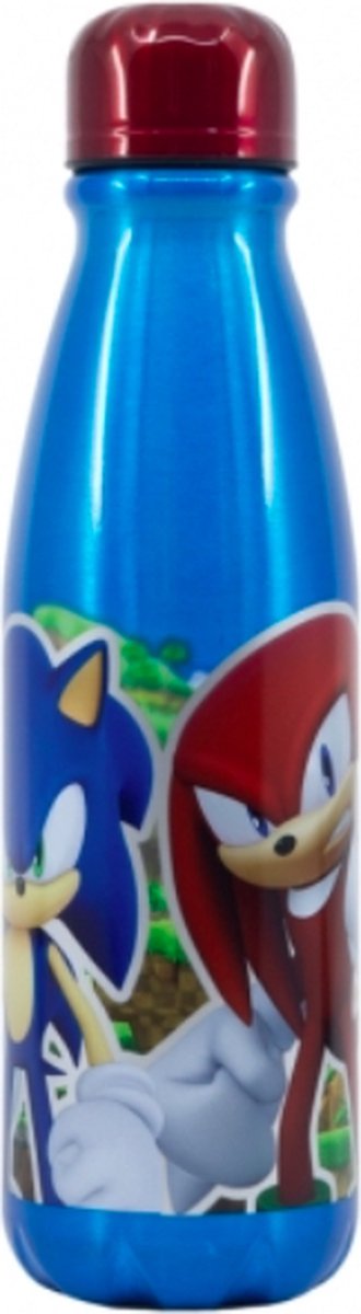 Bouteille à boire en aluminium Stor Sonic the Hedgehog - 600 ml