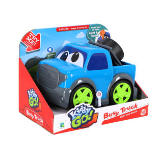 Kiddygo Auto ramasse le camion 19 cm avec un bleu léger et son