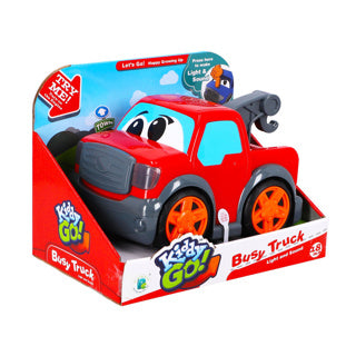 Kiddygo Auto ramasse un camion 19 cm avec un rouge léger et son