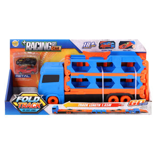 Autres marques Pop-up Auto Transporter + 2 véhicules moulés
