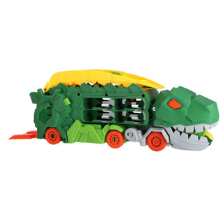 No Brand Transporter Carrycase Dino avec 2 voitures moulées sous pression