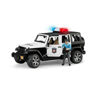 Bruder Jeep Wrangler UNIMITE RUBICON POLICE CAR avec PO