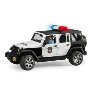 Bruder Jeep Wrangler UNIMITE RUBICON POLICE CAR avec PO