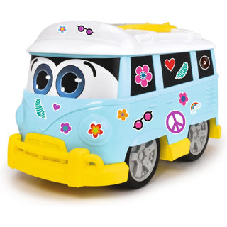 Bus Dickie Sunny Surfer Bus 25 cm avec des autocollants