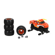Wheels Hot Wheels Monster Jam Mechanix 1:32 Build 'n Re-Build El Toro Loco Assorti - afbeelding 2