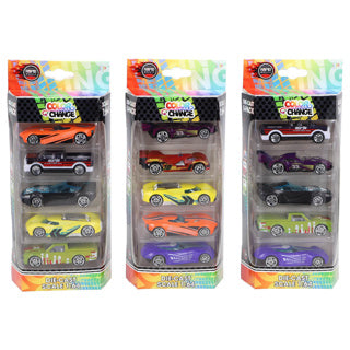 Roues rapides Auto Die Cast Color Change 5 pack