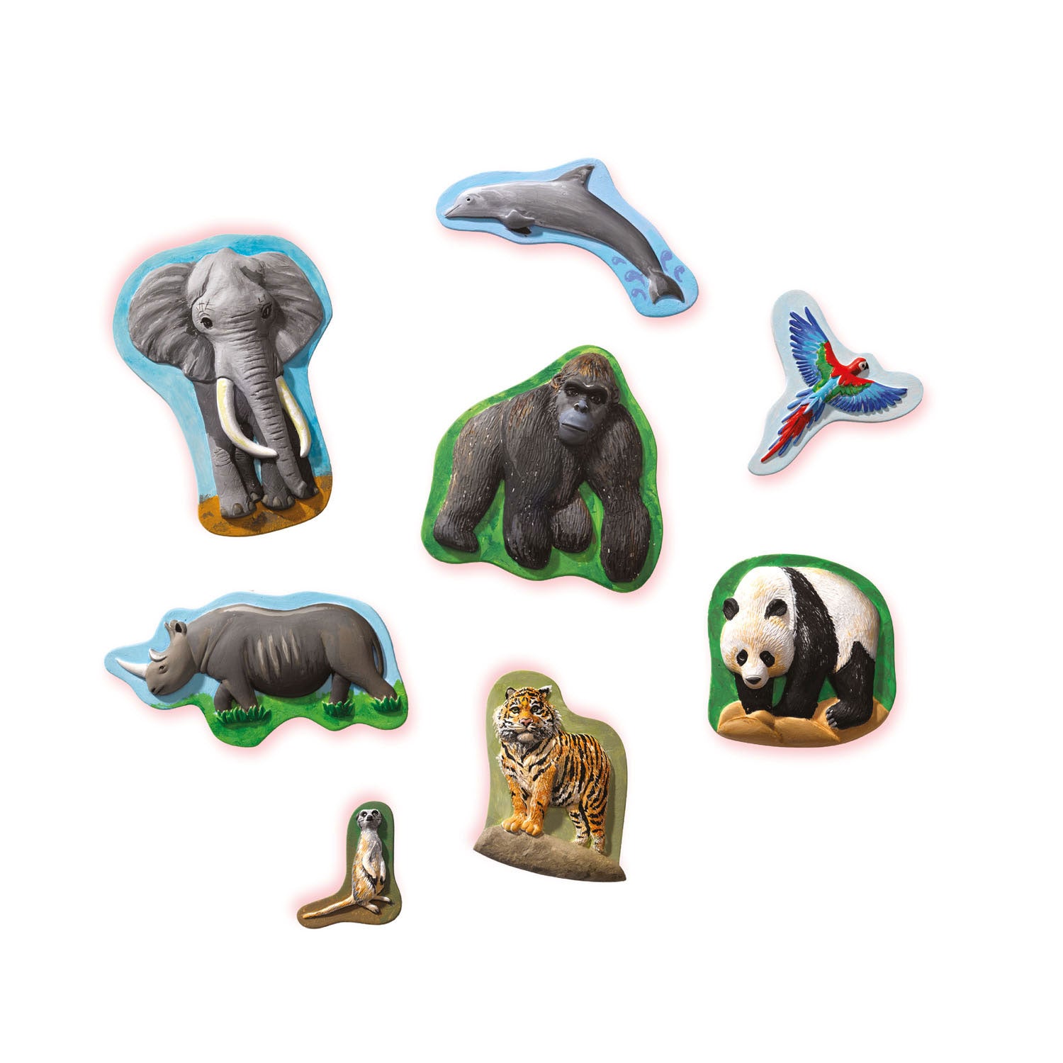 SES CASTING ET PEINTURE ANIMALS