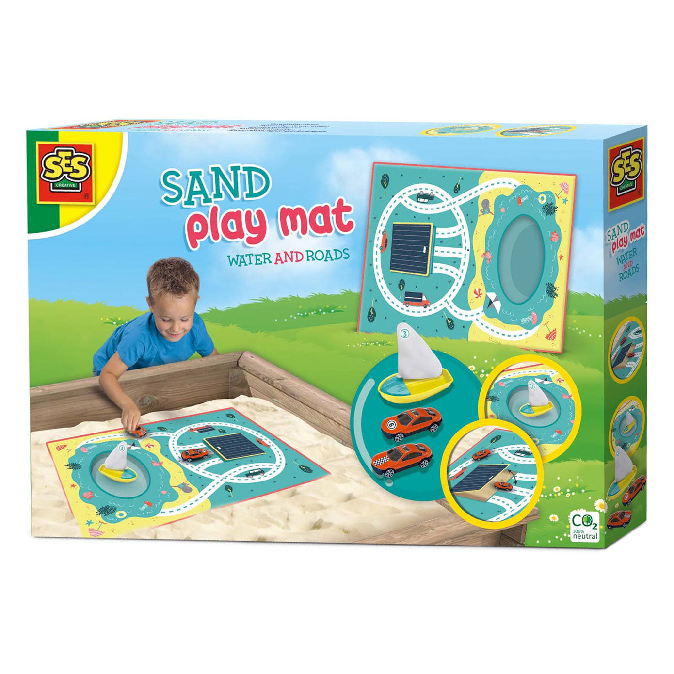 Ses Sand Play Mat Water and Roads