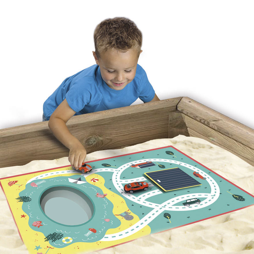 Ses Sand Play Mat Water and Roads