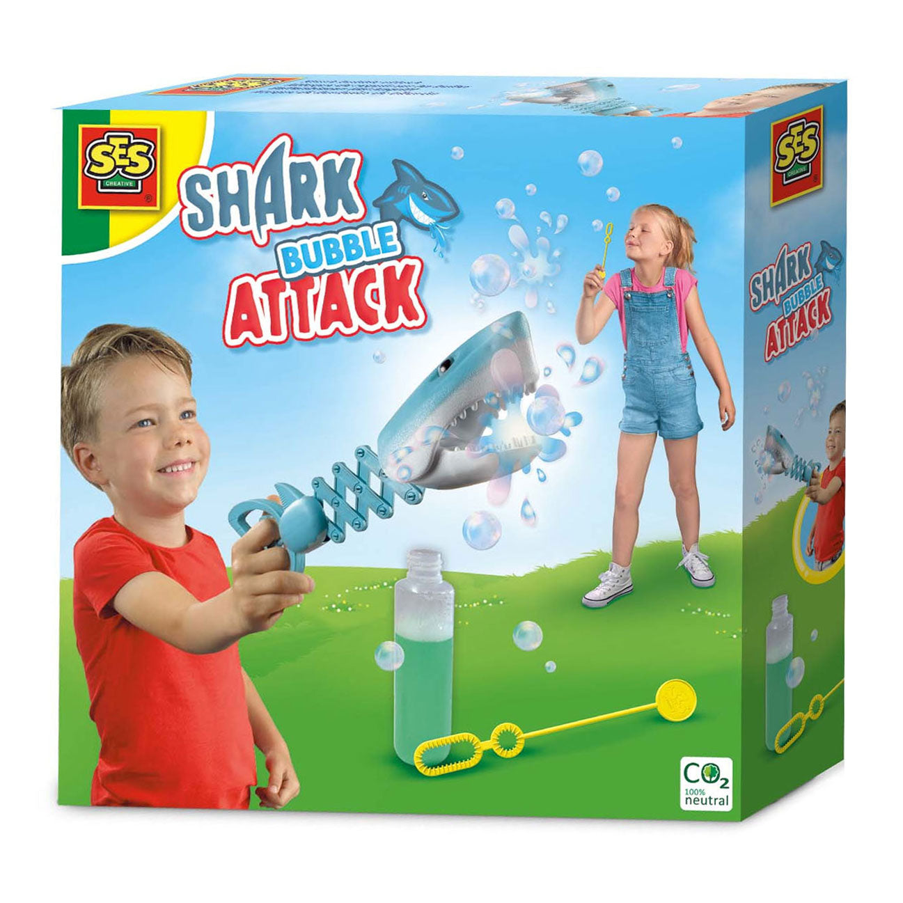 Attaque de la vessie à bulles de requin