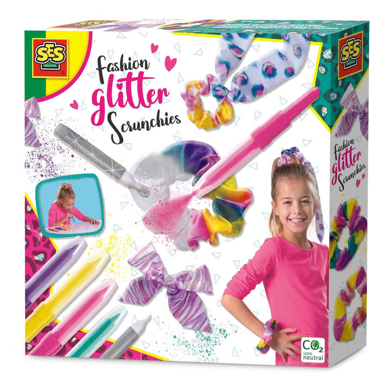 SES Fashion Glitter Srunchies