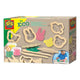 Ses Eco Clay avec des outils en bois