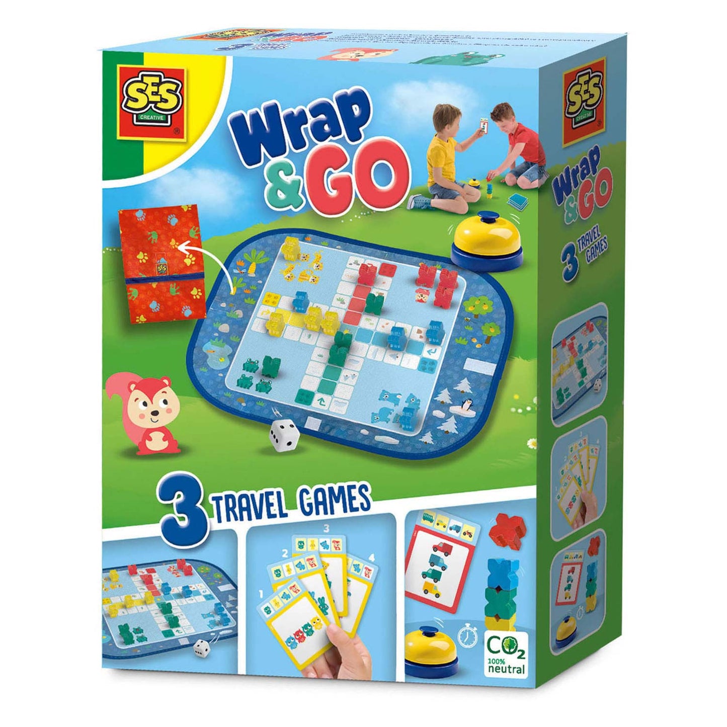 SES WRAP ET GO GAMES DE VOYAGE, 3In1