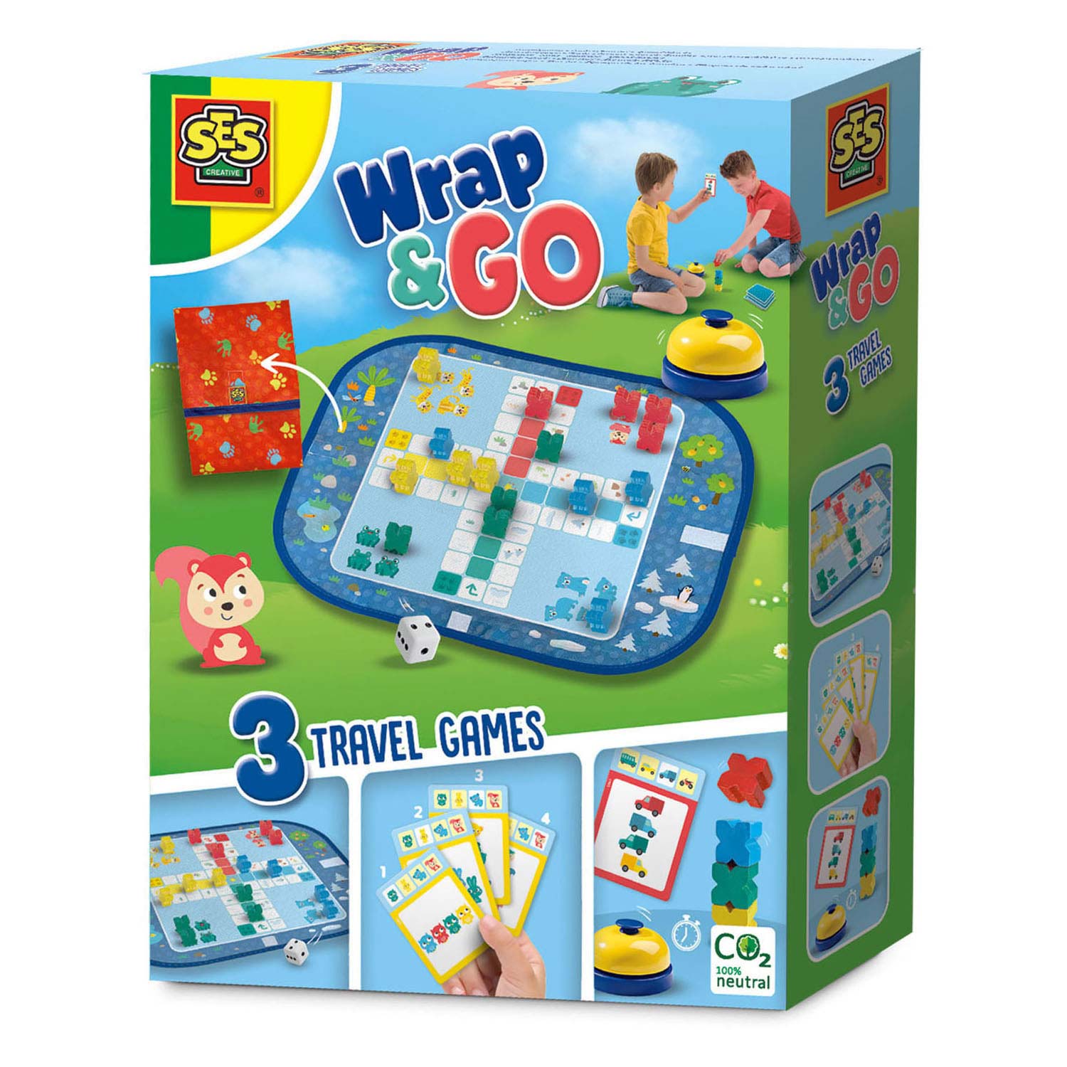 SES WRAP ET GO GAMES DE VOYAGE, 3In1