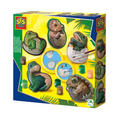 Ses Gieten et Painting - Dino Eggs