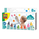 Ses Tiny Talents Bath Chalk 8 Couleurs - afbeelding 1