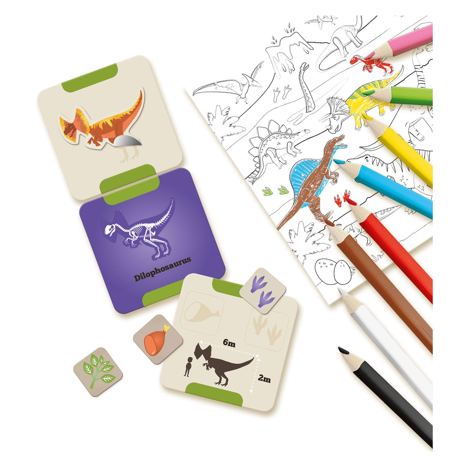 Ses j'apprends un ensemble d'artisanat de dinosaures