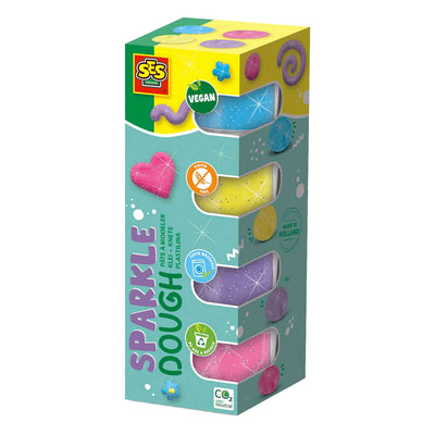 Ses se sent bien Klei Sparkle, 4x90gr