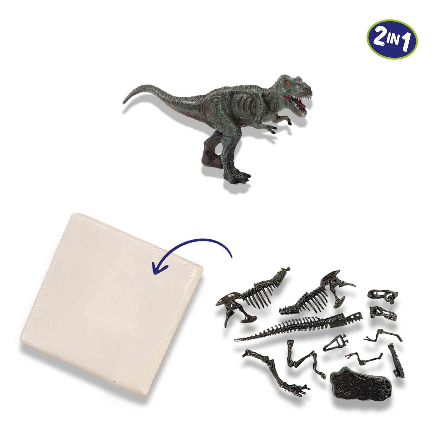 SES Explore et squelette excavé 2in1 T-Rex