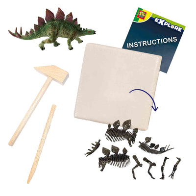 SES Explore et squelette fouillé 2in1Stegosaurus