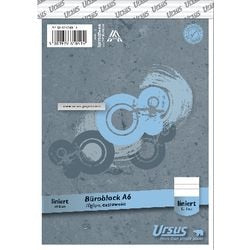 Carnet Ursus ligné a6 blanc