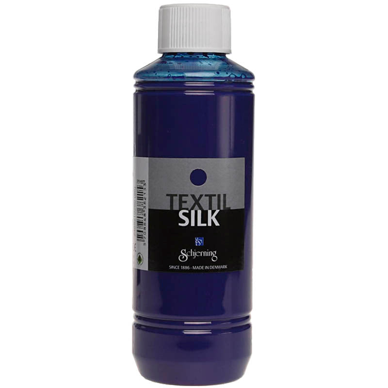 Peinture sur soie Schjerning soie cendrée, bleu royal, 250 ml 1 bouteille