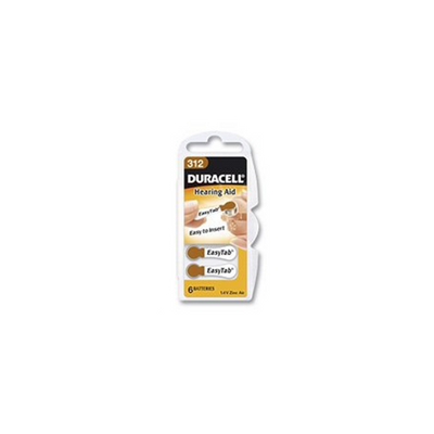 Pile pour application auditive Duracell da312 1,4 V