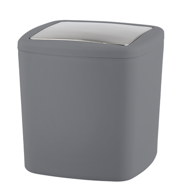 Wenko 1065679 - poubelle barc.l8,5 litres antr. | 1 pièce