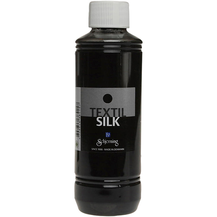 Peinture sur soie Schjerning soie de cendre, noir profond, 250 ml 1 bouteille