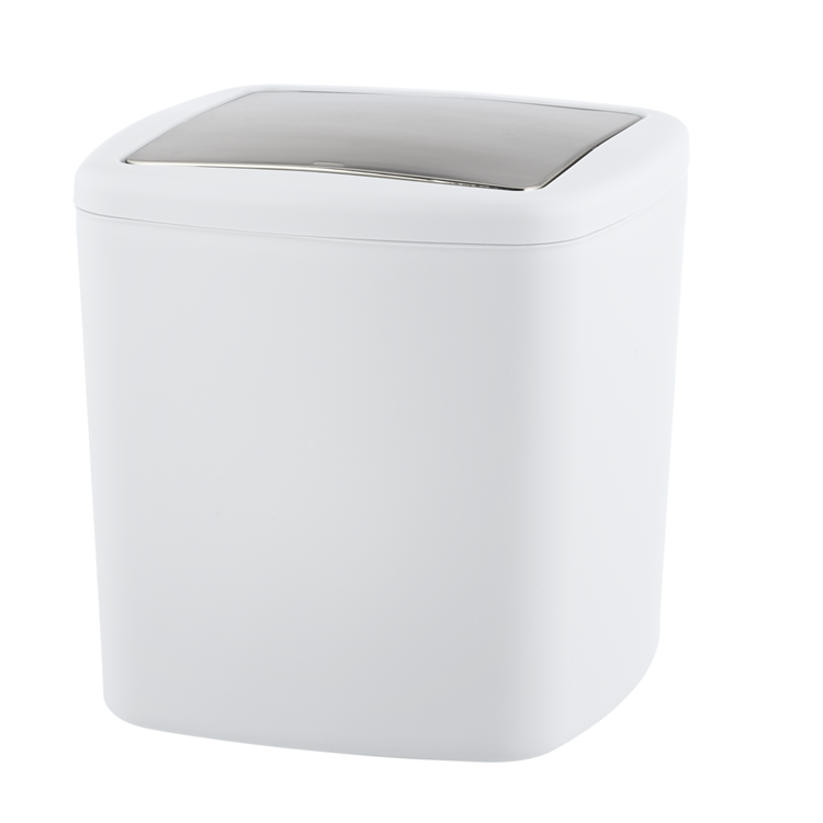 Wenko 1065669 - poubelle barc. l 8,5 litres blanc | 1 pièce