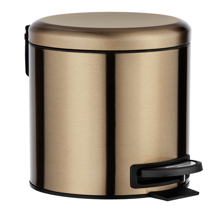 Wenko 1069601 - poubelle. leman 3l inox cuivre | 1 pièce