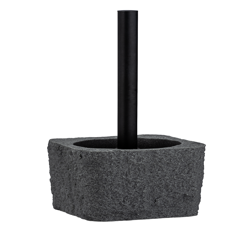 Wenko 1069583 - brosse wc.villata gris | 1 pièce