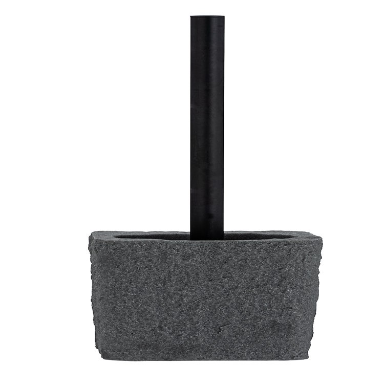 Wenko 1069583 - brosse wc.villata gris | 1 pièce