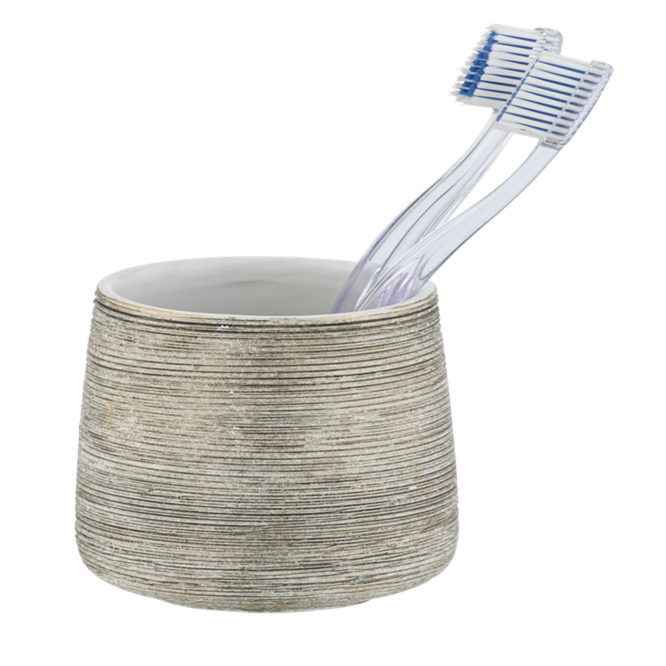 Wenko 1069587 - brosse à dents.fedio keram.beige | 1 pièce