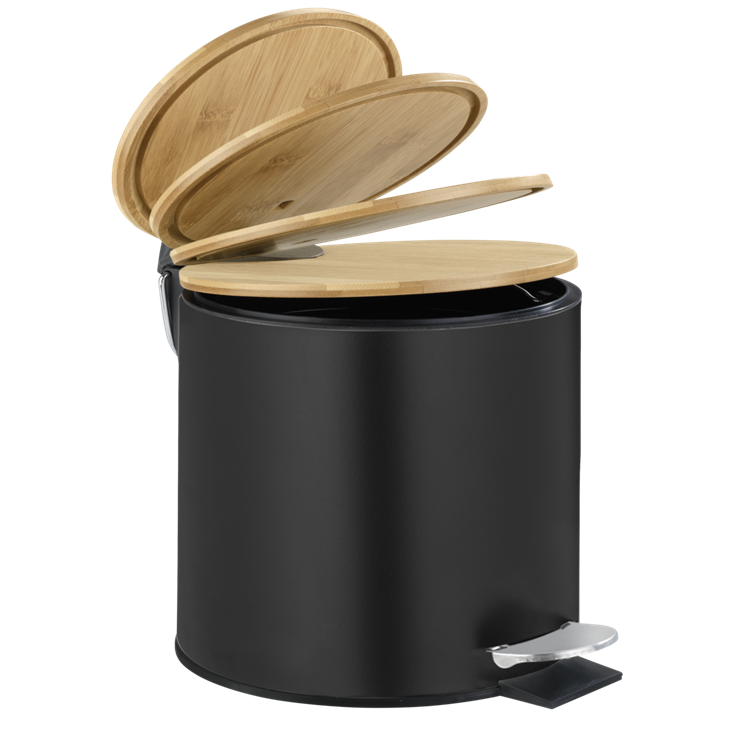 Wenko 1069599 - délit de poubelle. 3 l noir mat. | 1 pièce