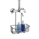 Wenko 1065528 - support de douche milo acier inoxydable noir | 1 pièce