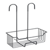 Wenko 1065528 - support de douche milo acier inoxydable noir | 1 pièce
