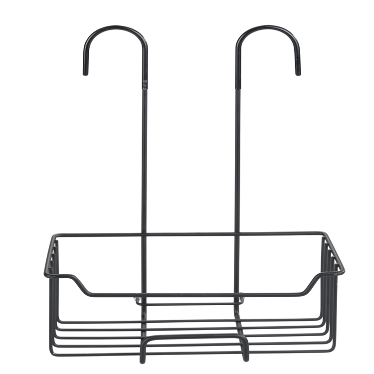 Wenko 1065528 - support de douche milo acier inoxydable noir | 1 pièce